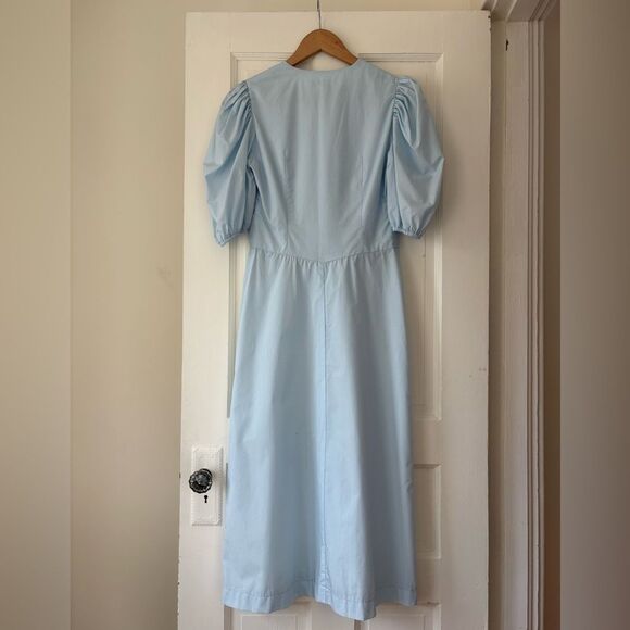 NWT Horses Atelier Puff Sleeve Button Front Dress - Picture 5 of 16